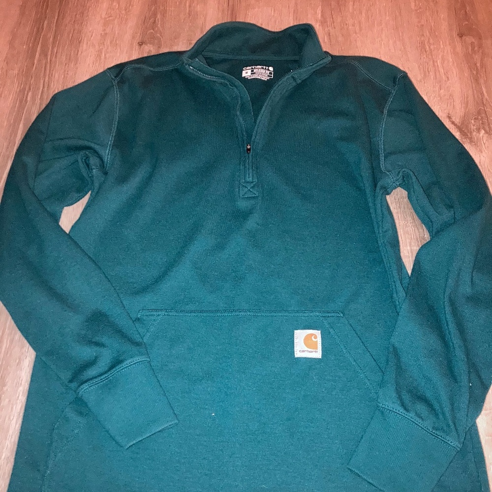 Carhartt relaxed fit midweight quarter zip sweatshirt